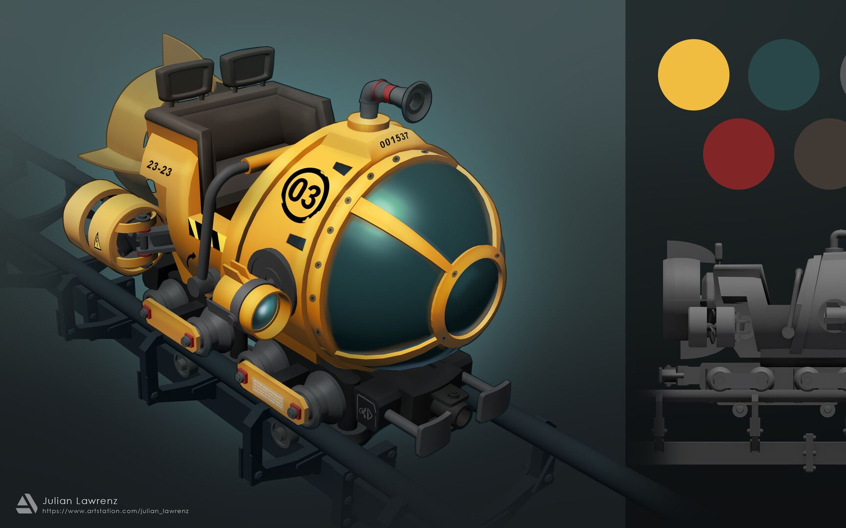 【maya建模】卡通小火车模型制作,非常简单