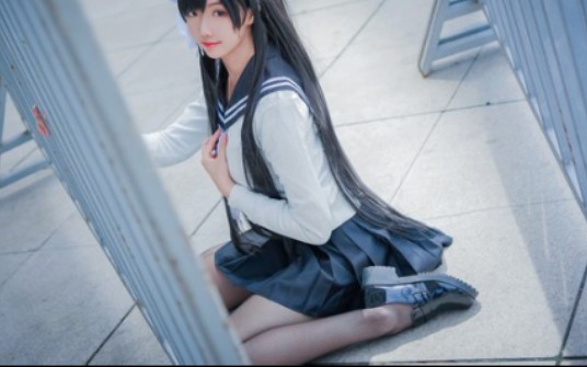 【cos合集】小姐姐cosplay碧蓝航线jk制服爱宕犬,承包大狗的腿子.