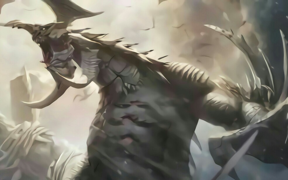 猎魂觉醒当萌新穿着黯骨龙套去打黯骨龙