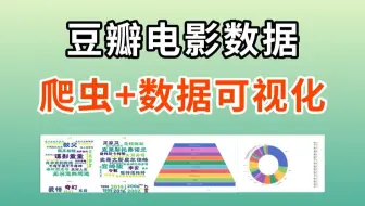 【Python项目】超详细Python豆瓣电影爬虫+数据可视化分析教程！源码可分享！数据分析+可视化图表！计算机毕业设计