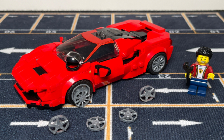 乐高 lego 竞速冠军系列 法拉利 f8 tributo 赛车 76895