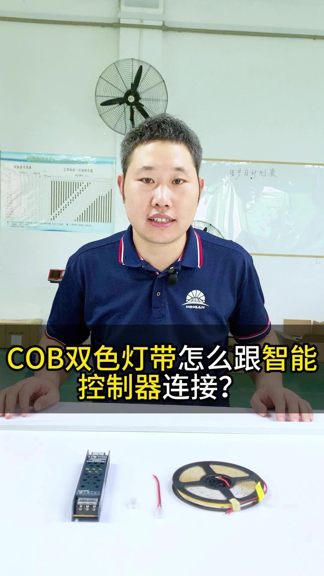 COB双色灯带怎么与智能调光控制器连接?哔哩哔哩bilibili