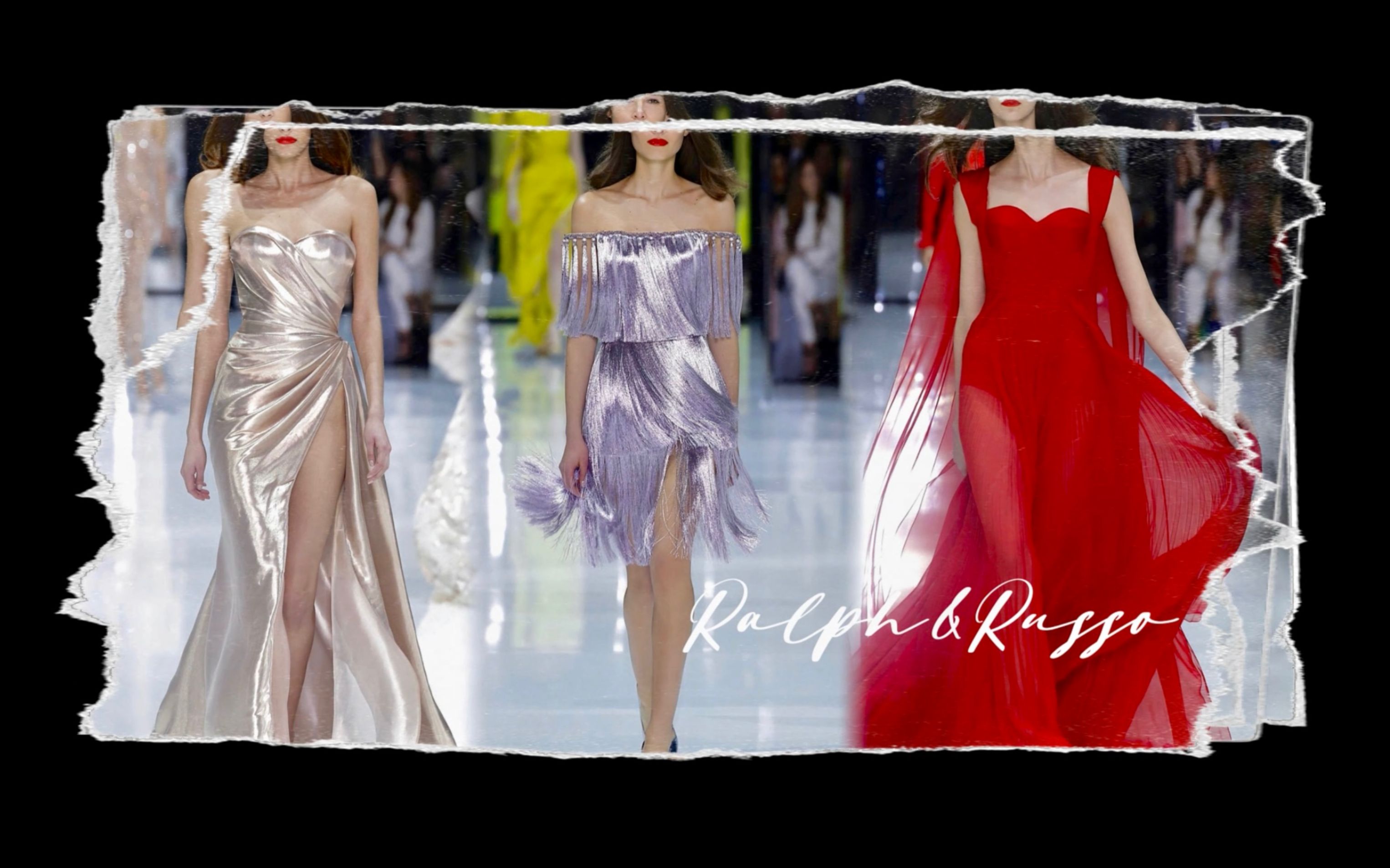 【Ralph&Russo】𐝒”𐝒Š𐝒𐝒Œ 𐝒𐝒‚𐝒Ž𐝒† “迷人裙摆”2018ss春夏高定秀场 皇家丝绸薄纱水晶刺绣流苏元素 致敬Tamara Ralph哔哩哔哩bilibili