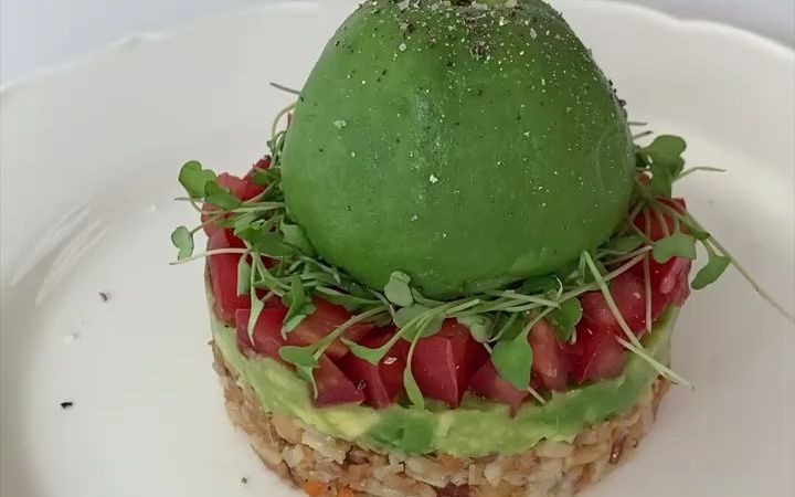 【减脂餐】金枪鱼牛油果塔塔|心情变更好的轻食简餐