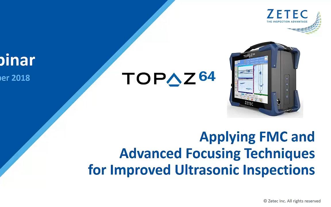 超声检测先进聚焦技术相控阵PA全聚焦方法TFMAdvanced Focusing Techniques for Better UT Inspections哔哩哔哩bilibili