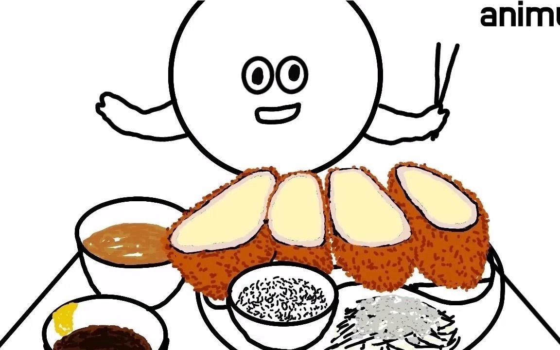 给芝士炸猪排注入灵魂!【治愈减压美食动画】_哔哩哔哩_bilibili