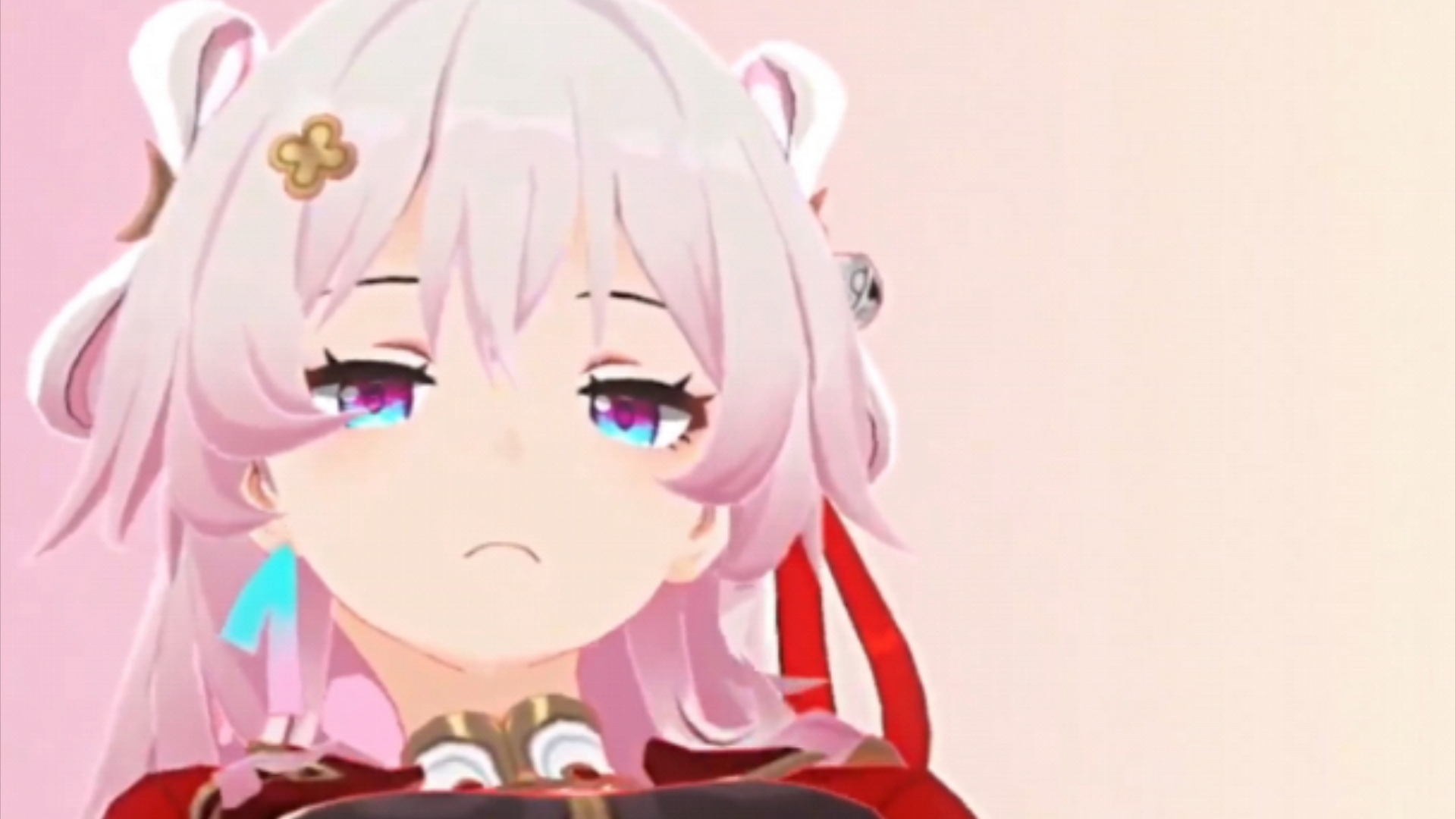 三月七一脸嫌弃的看着你