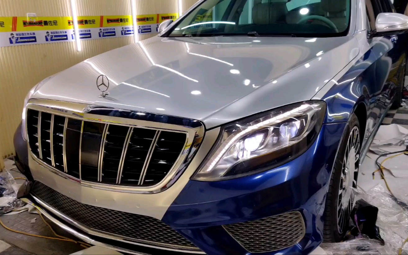 奔驰s400 双拼色_哔哩哔哩 (゜-゜)つロ 干杯~-bilibili