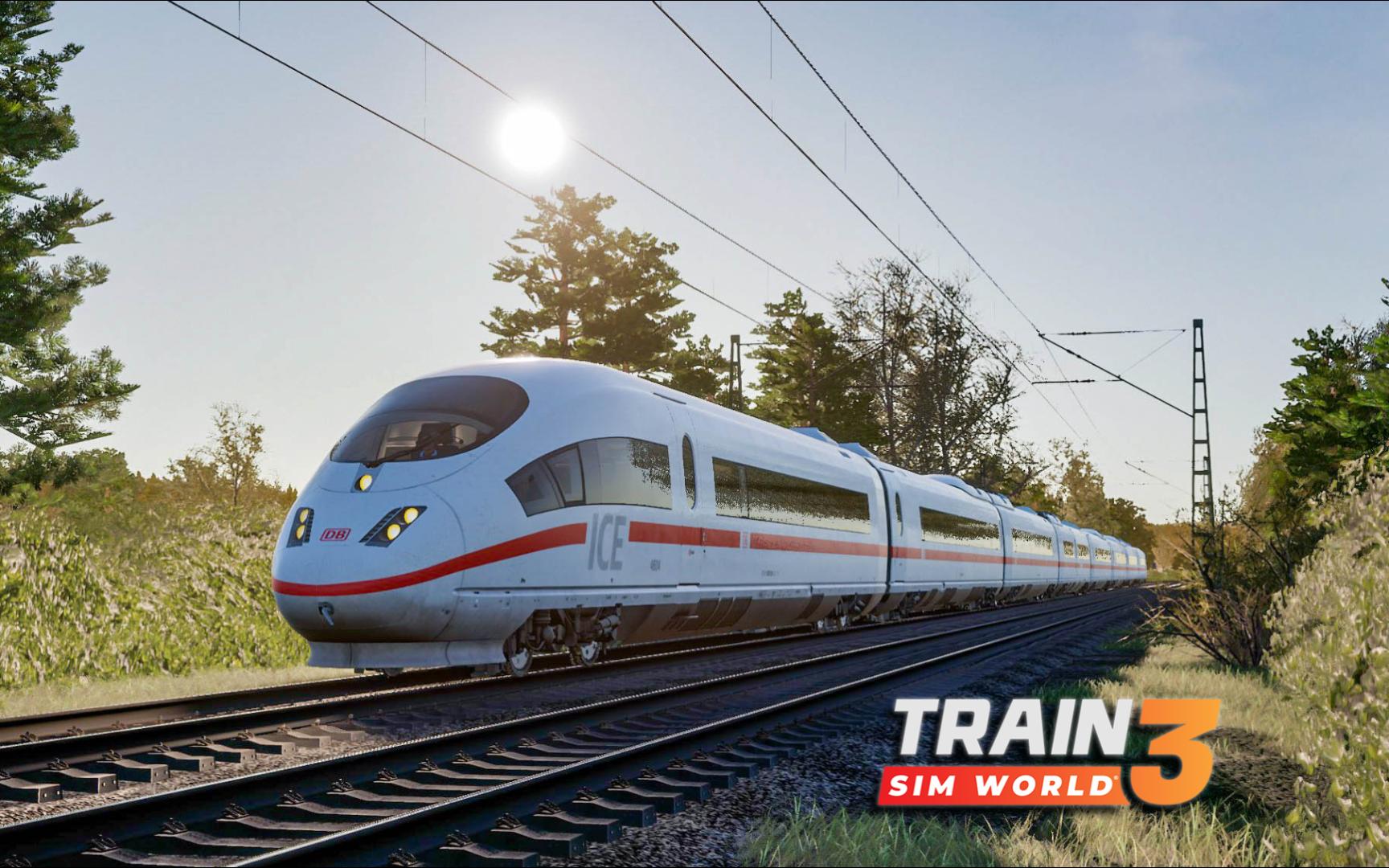 《模拟火车世界3》下午驾驶ice3送乘客去科隆火车总站 - 科隆亚琛高速