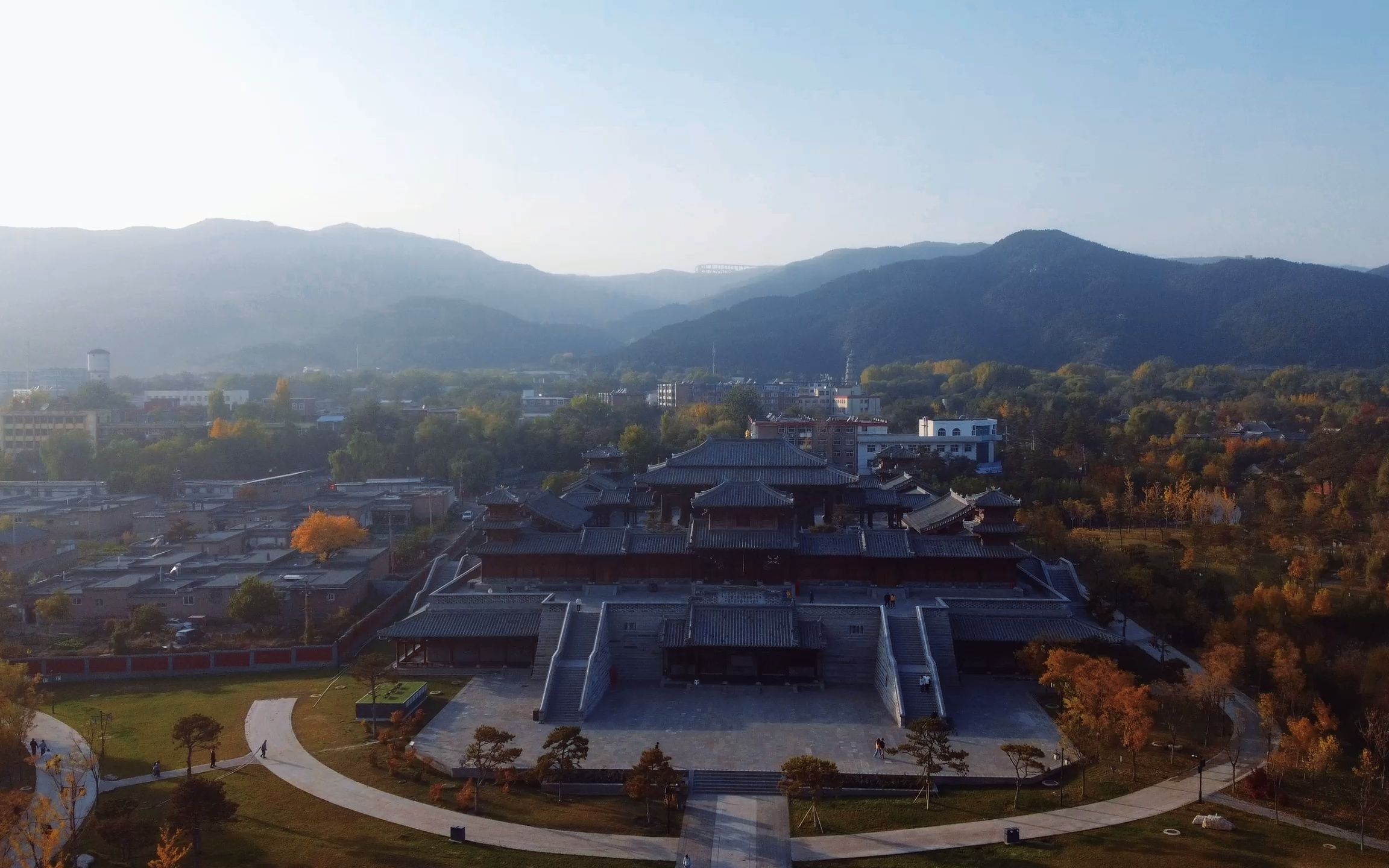 大疆mini2航拍之晋祠