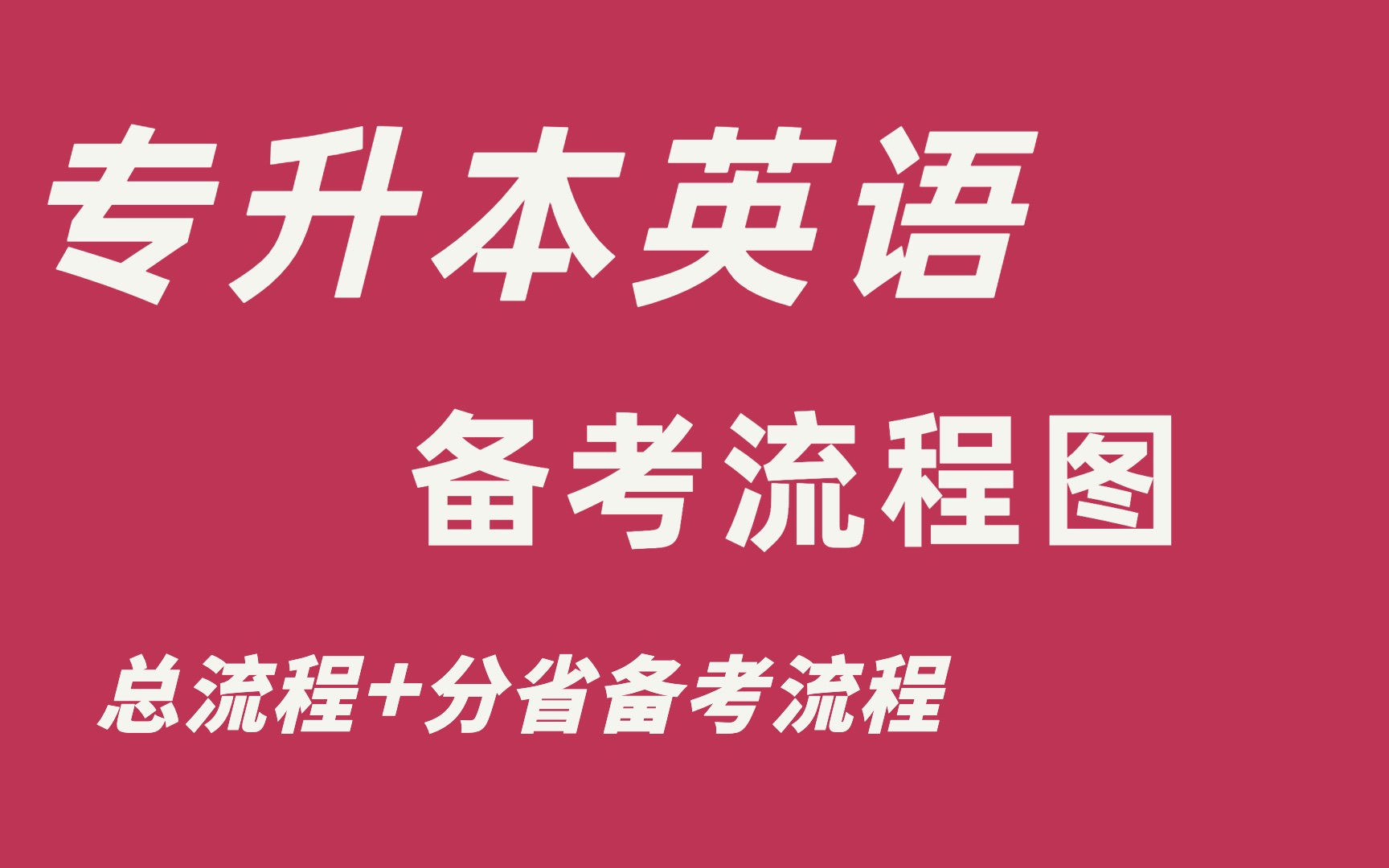 专升本上岸!拒绝躺平,最后冲刺复习流程计划!|各省专升本英语考题类型及复习计划哔哩哔哩bilibili