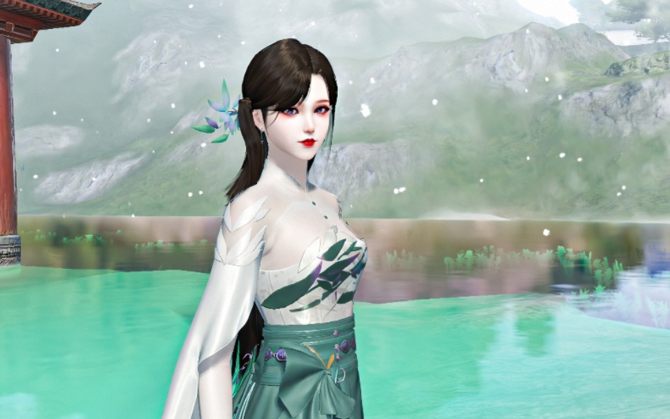 天刀手游新时装染色安利  风情万种珞珈袍