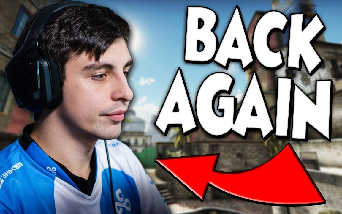 【csgo】身体诚♂实大佬 cs_go - shroud is back again!