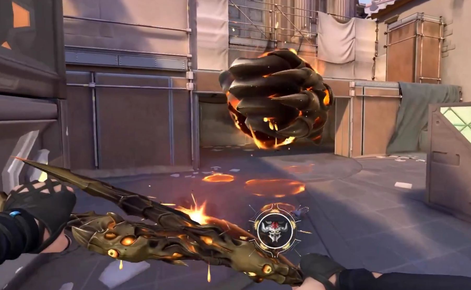 无畏契约洪荒怒焰地狱火套装m4幻影实机演示