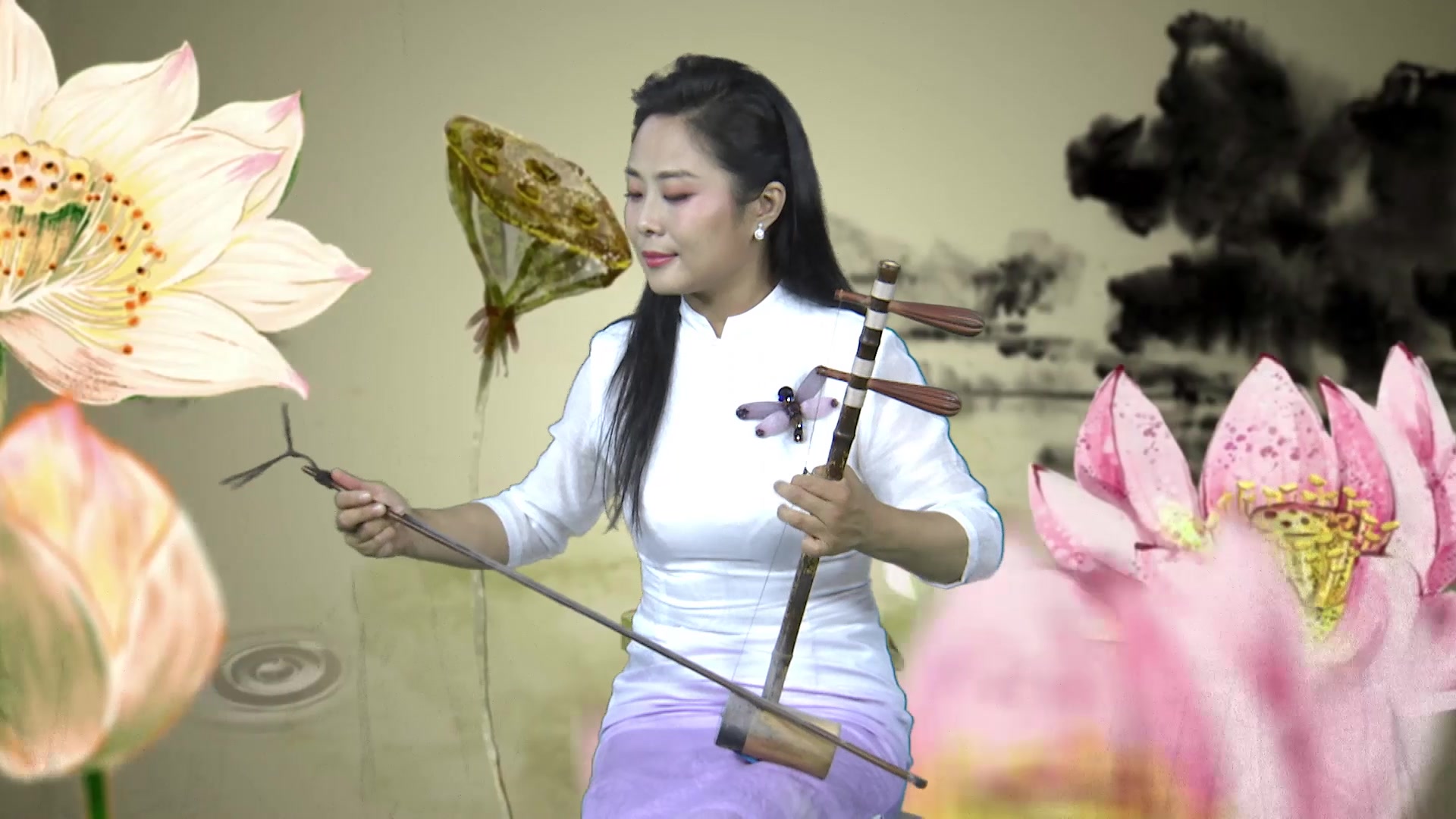 京胡独奏曲《玉芙蓉》宋婷婷演奏_哔哩哔哩 (゜-゜)つロ 干杯~-bili