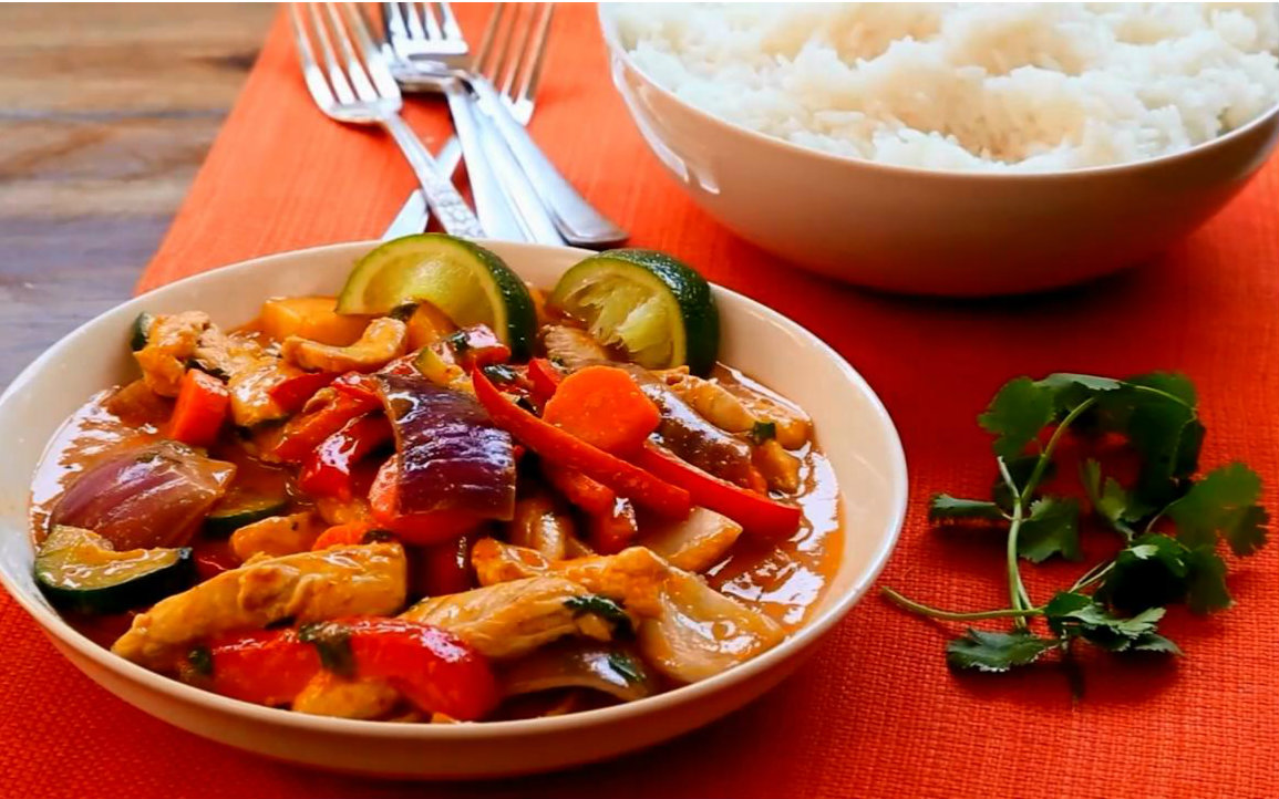 allrecipesuk泰式红咖喱鸡