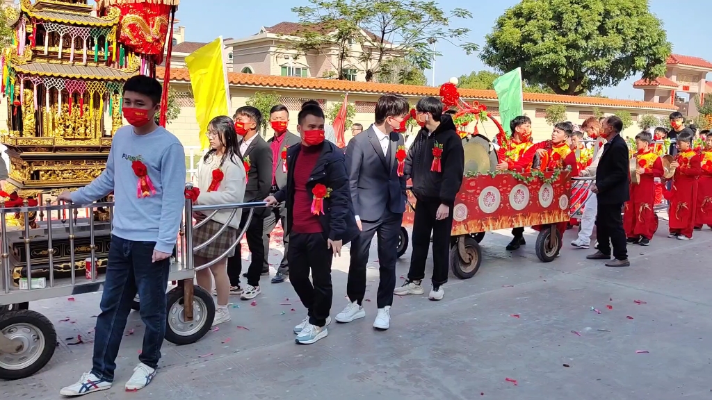 2023广东汕头玉一村春节游神