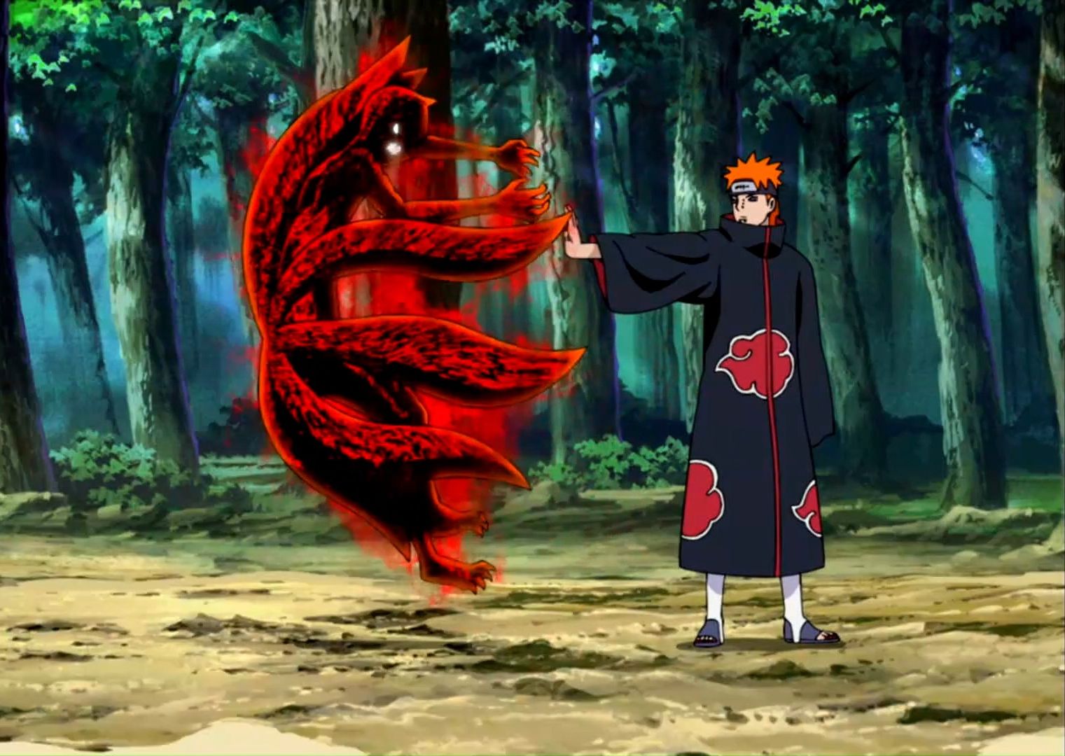 "剪掉废话"六尾人柱力vs佩恩六道,同样是六,看谁更六,场面六且燃,快来