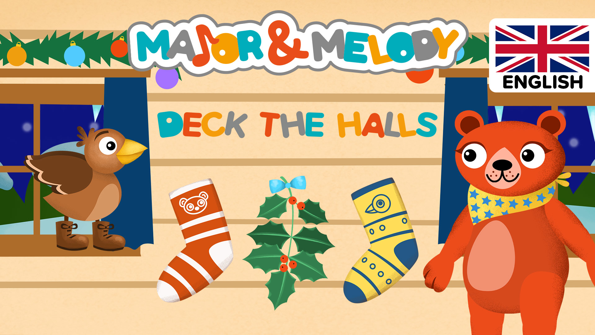 [图]Major & Melody「Deck the halls (Christmas songs for kids - singalong)」