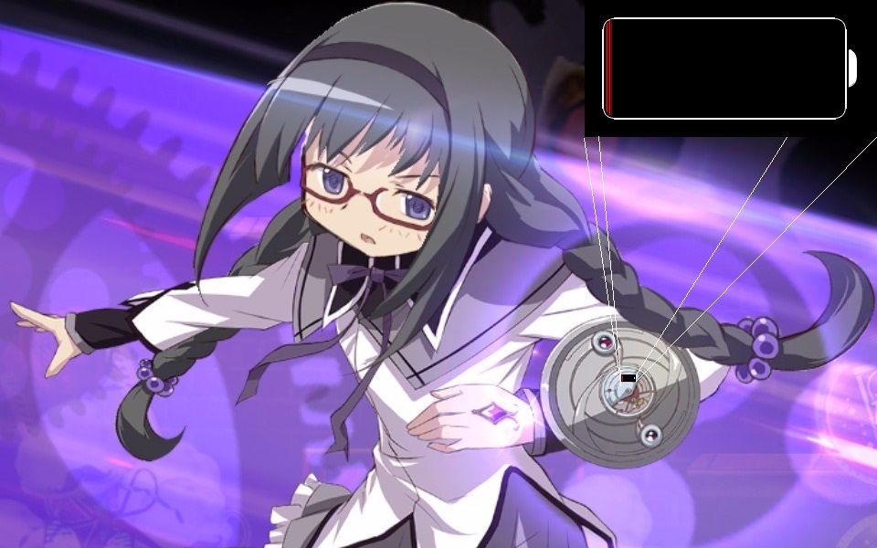 麻花焰:不好意思,俺的太阳能时之盾也没电了╮(╯▽╰)╭-魔法少女