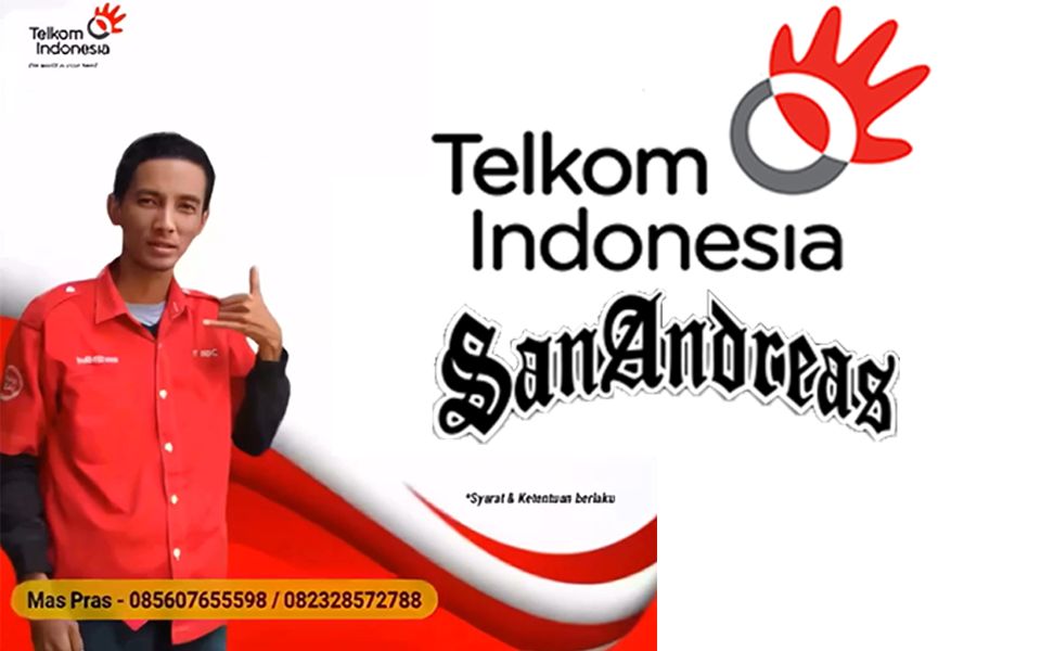 印尼宽带广告背景图图片