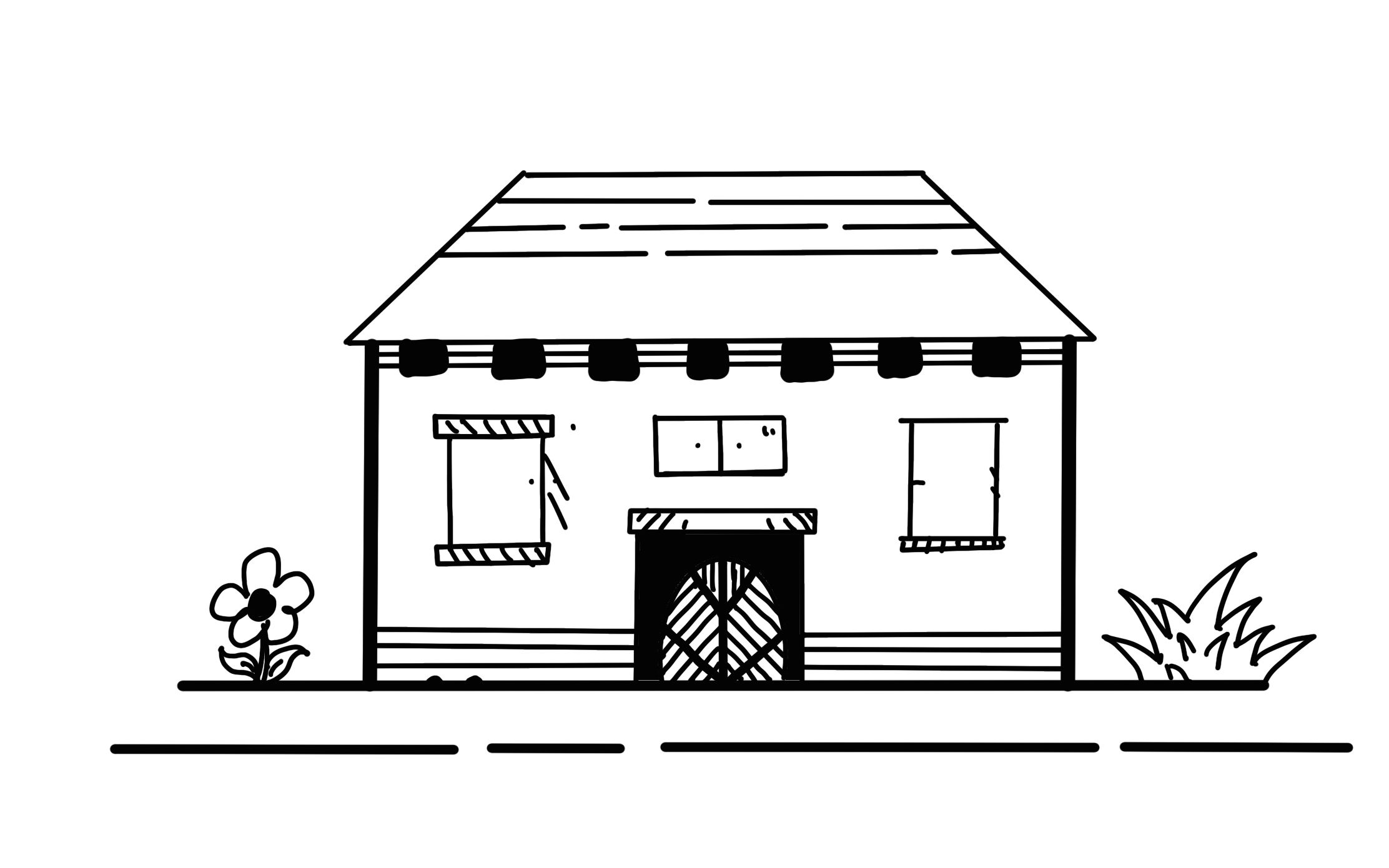 教小朋友用procreate画房子,不用尺子也能画出规整的房子