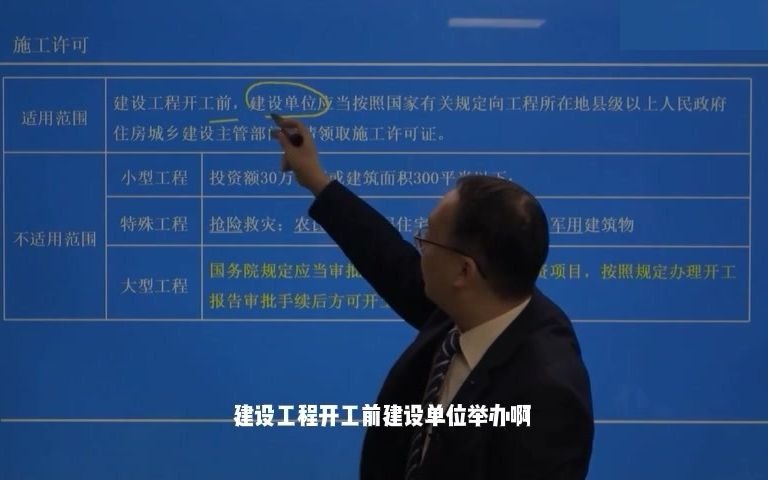 【全网首发】2021法规高清精讲视频施工许可证的适用范围哔哩哔哩bilibili