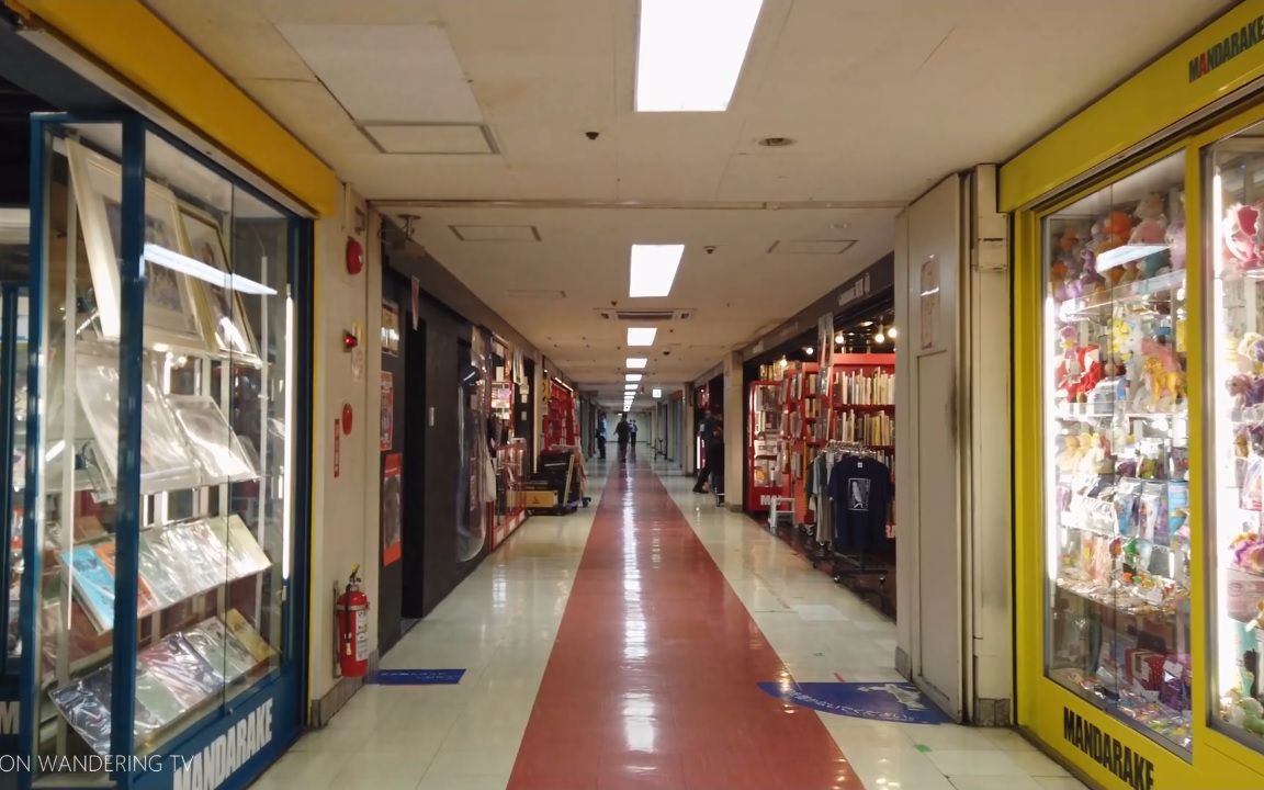 超清日本漫步东京中野百老汇御宅族的圣地20208