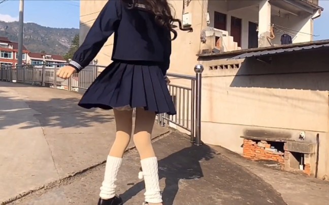 jk制服转圈圈极度舒适