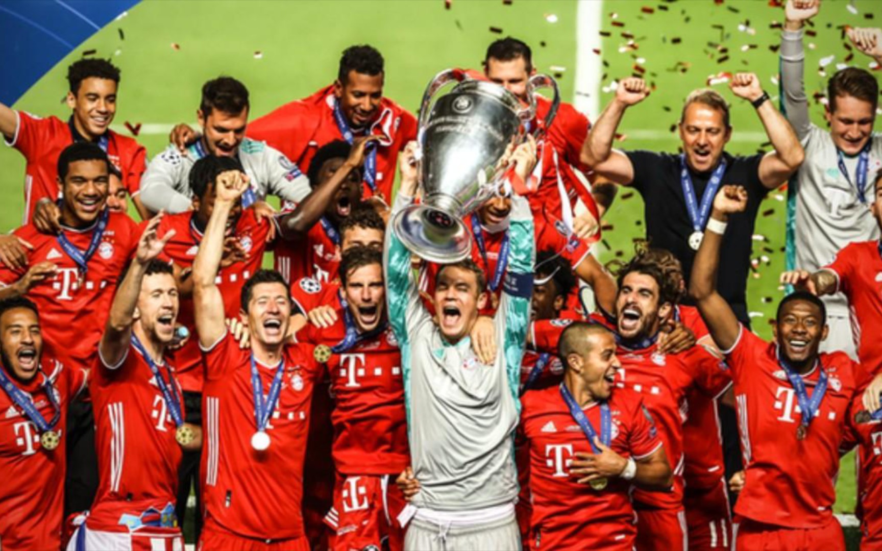 #拜仁慕尼黑夺冠 仁迷还记得20年夏天科曼的头球绝杀吗