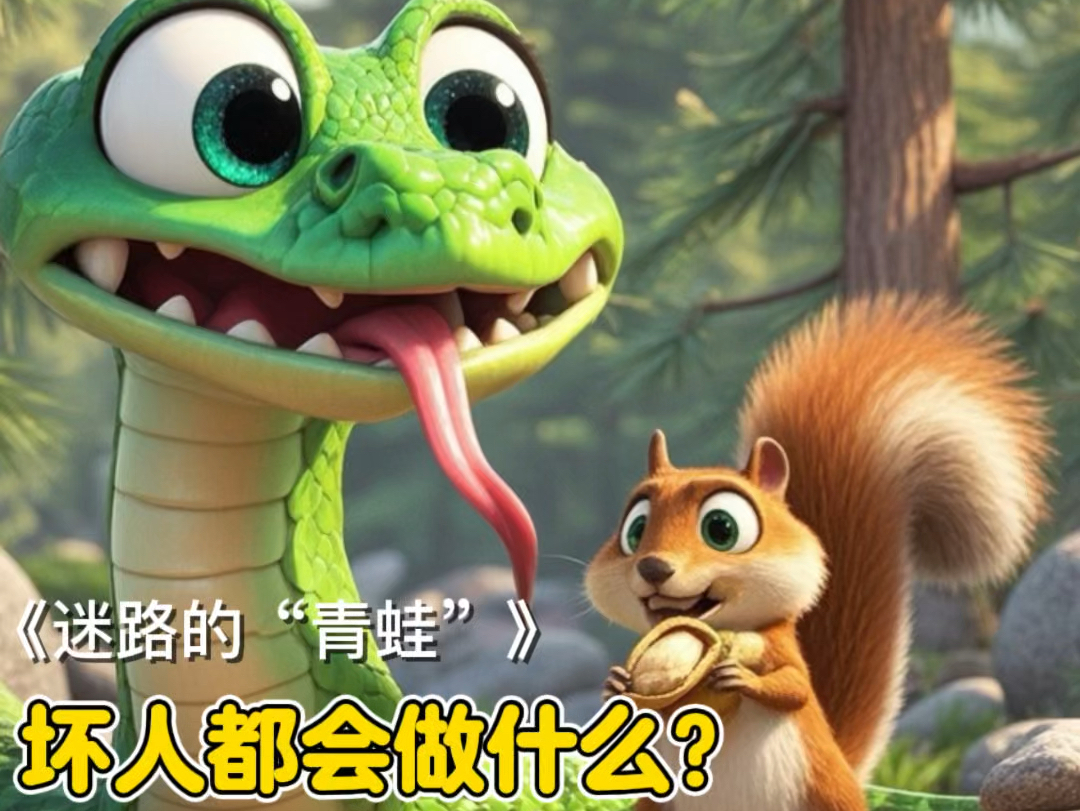 坏人都会做什么《迷路的"青蛙"》原创睡前故事