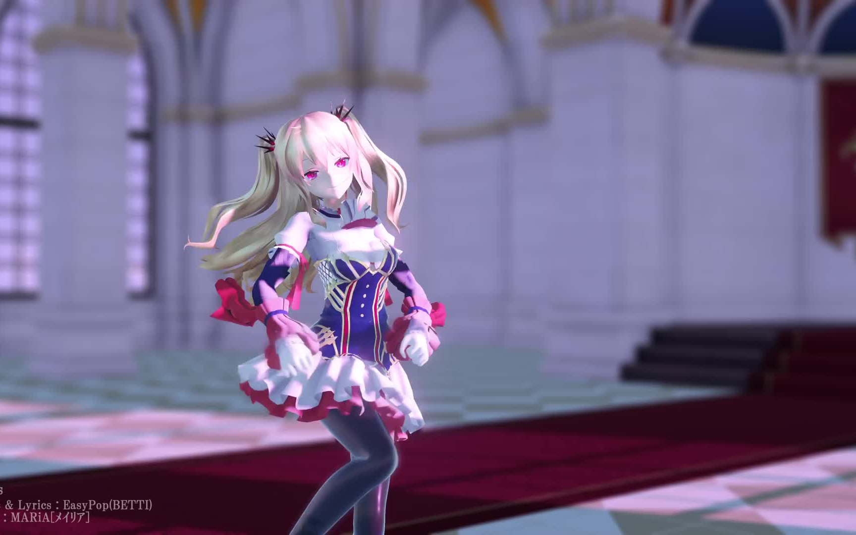 【mmd】萌王ex德古拉短裙で - girls