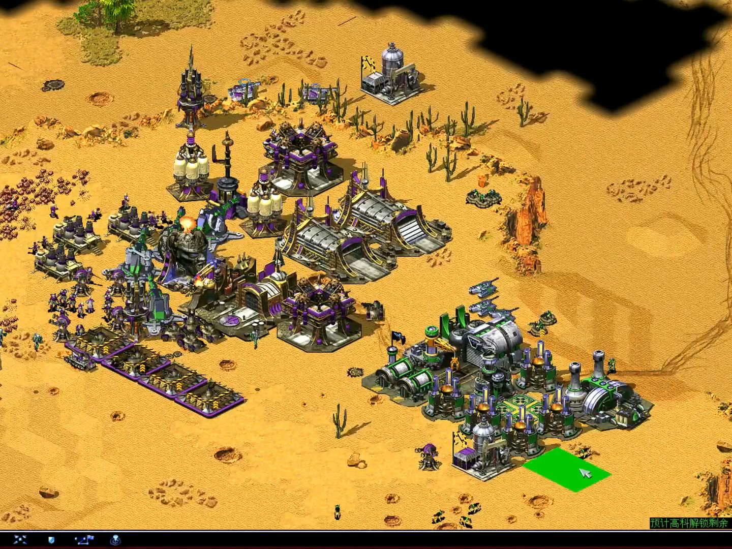 红色警戒2 路人局 6v2超级ai 5.0带电脑