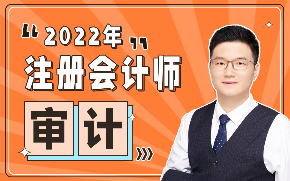 【2022 注册会计师】CPA专业阶段,李彬老师《审计》科目全集免费听!哔哩哔哩bilibili