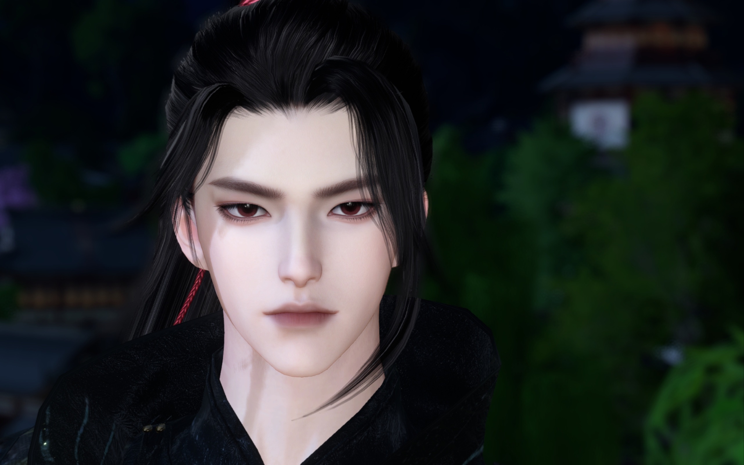 【逆水寒手游捏脸】诗篇-成男 "我怕你觉得平淡,又怕丢掉这种清爽感"