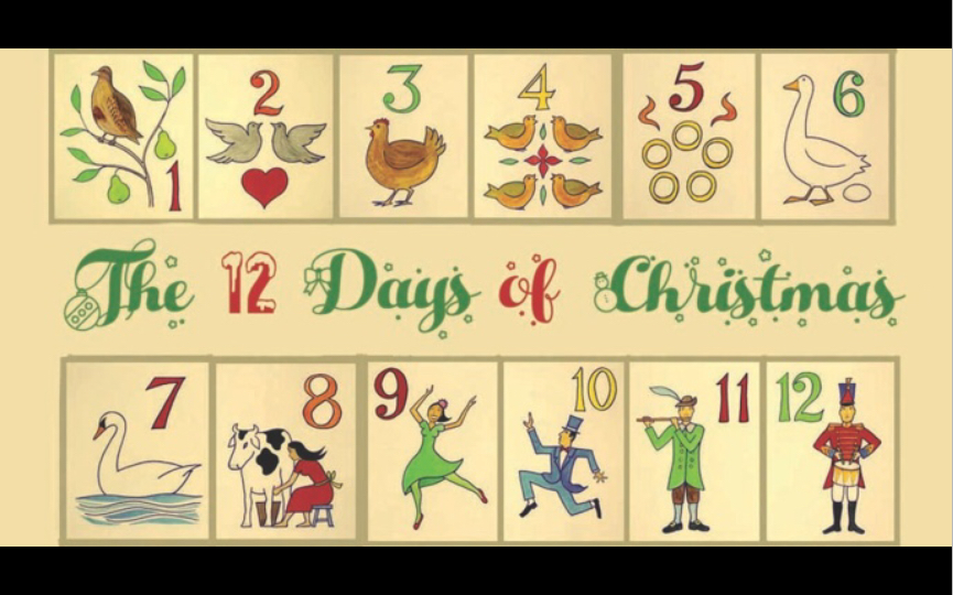 [图]【189ge二胡】Twelve Days of Christmas