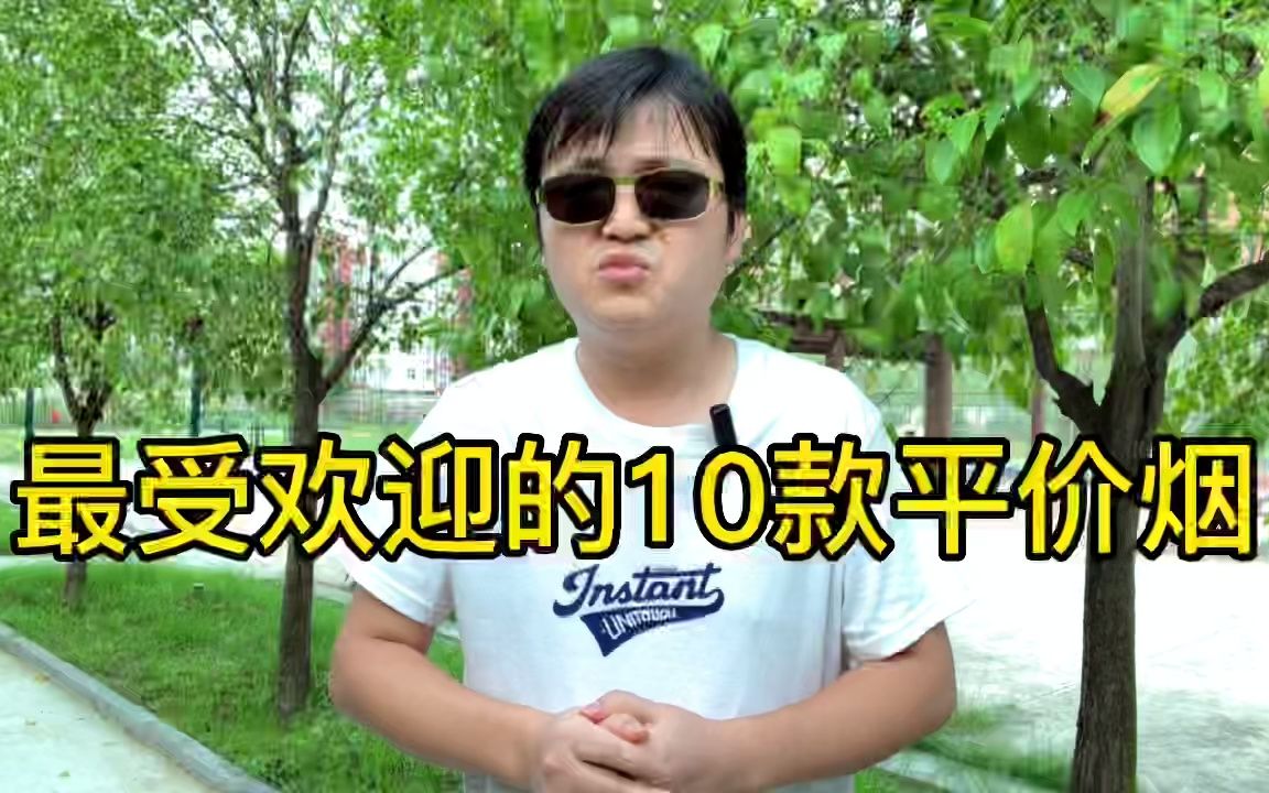 最受欢迎的10款平价烟!哔哩哔哩bilibili