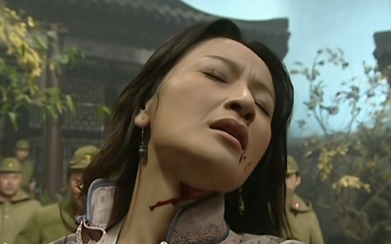 【京华烟云】阿宣死了,曼妮最后的念想也没有了,为了逃脱鬼子的欺凌