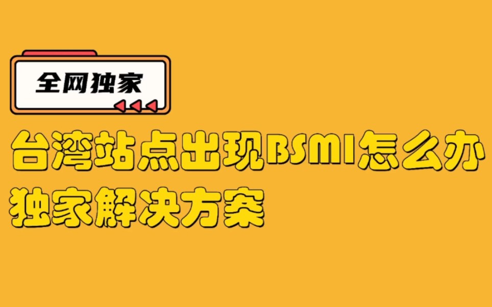 全网独家shopee虾皮bsmi认证解决方案哔哩哔哩bilibili