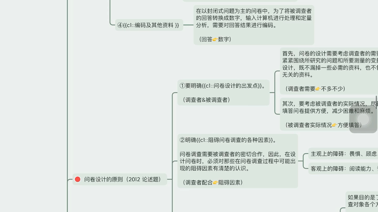 [图]《社会研究方法》 第八章 调查研究  框架梳理（Less is More!!!)