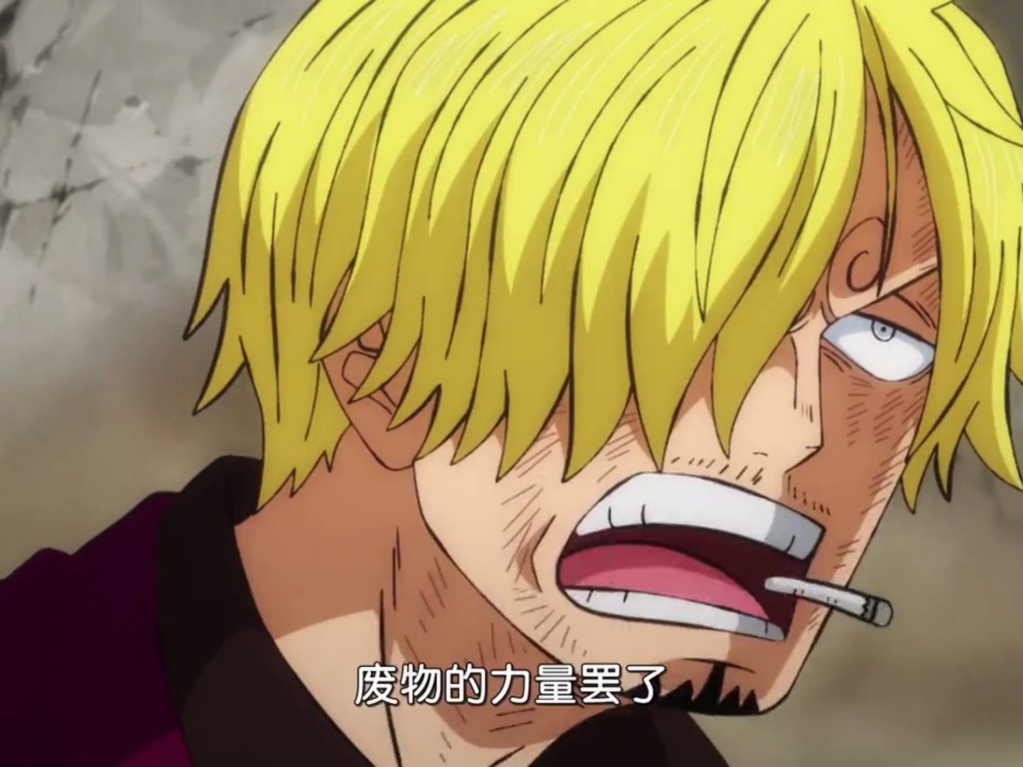 海贼王战斗剪辑一和之国篇 文斯莫克山治vs疫灾奎因