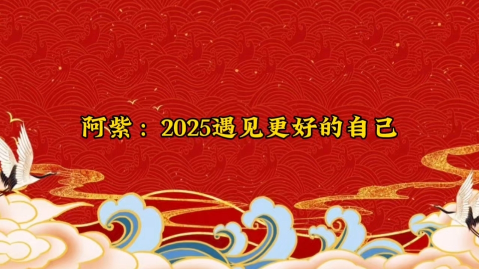 [图]阿紫：2025遇见更好的自己！