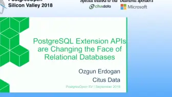 How PostgreSQL Extension APIs are Changing the Face of Relational Databases