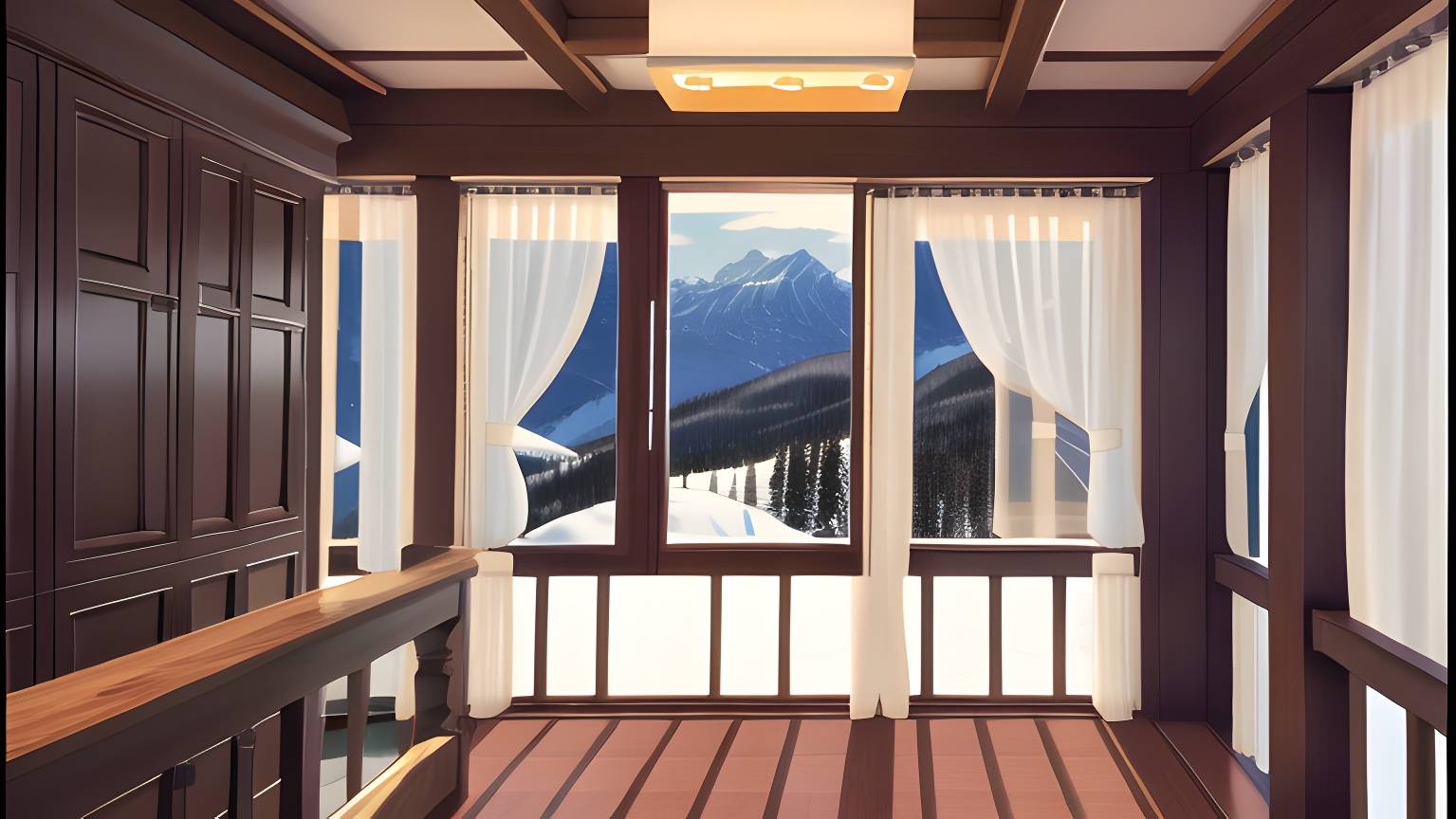 an素材ae素材场景背景现代都市个人室内装修