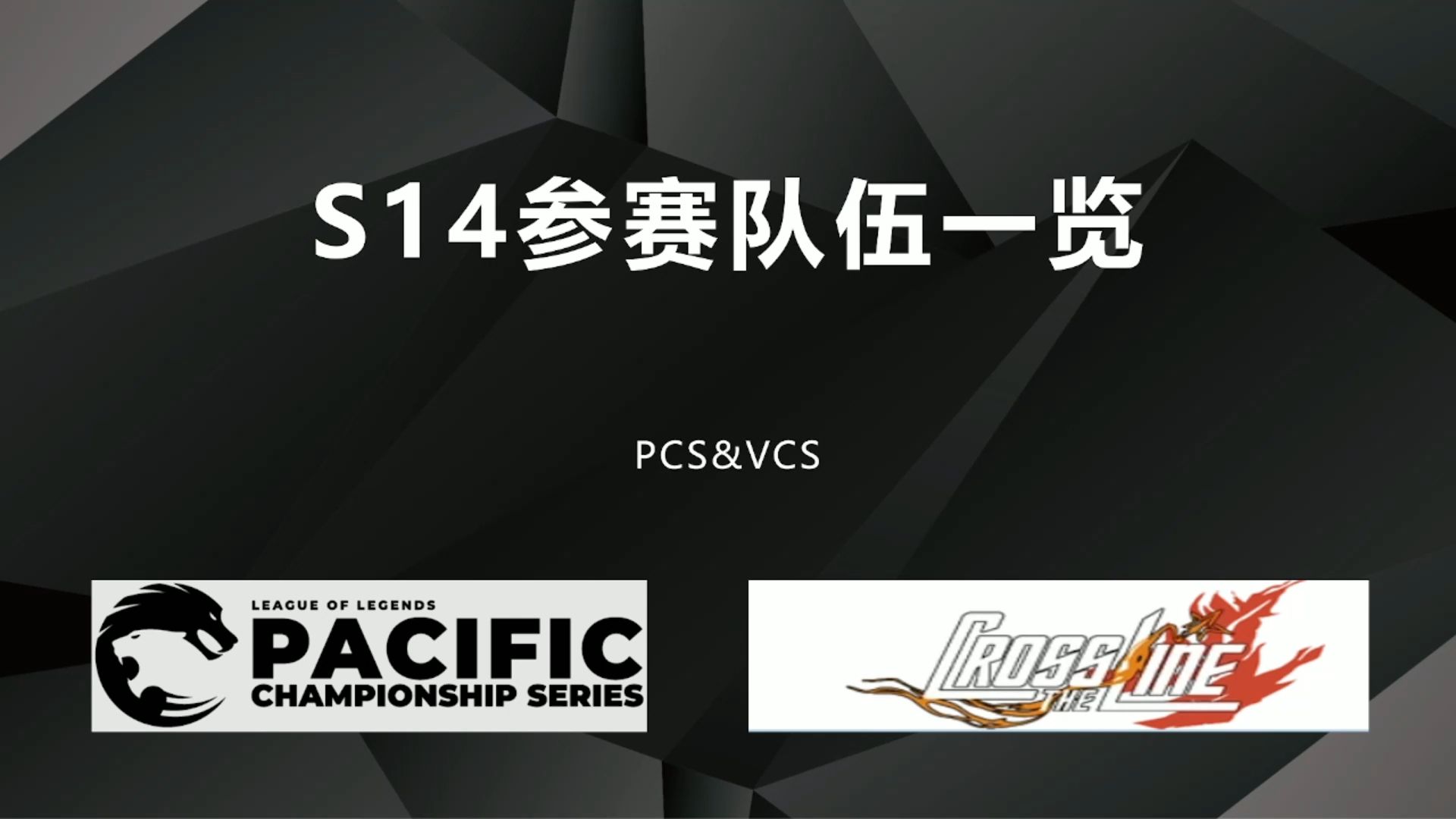 S14参赛队伍介绍——PCS&VCS赛区电子竞技热门视频