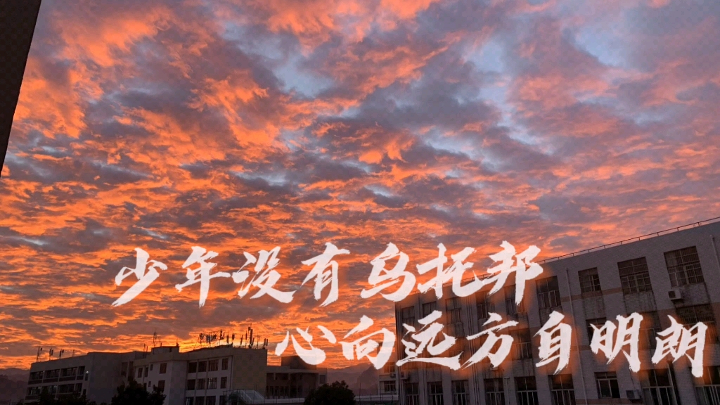 少年没有乌托邦,心向远方自明朗