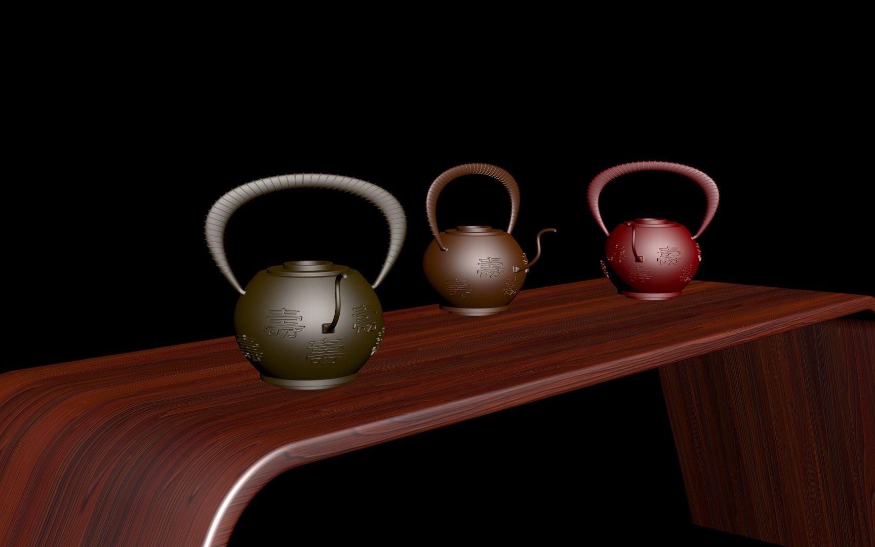 3dmax高级建模 浮雕提手茶壶建模讲解