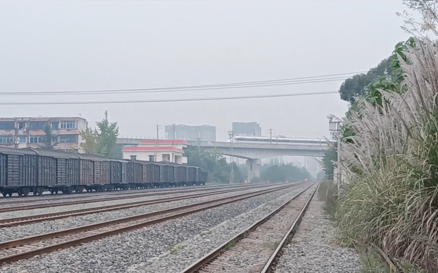 【拍車日記】c6085(安晴至彭州)通過成汶鐵路大橋