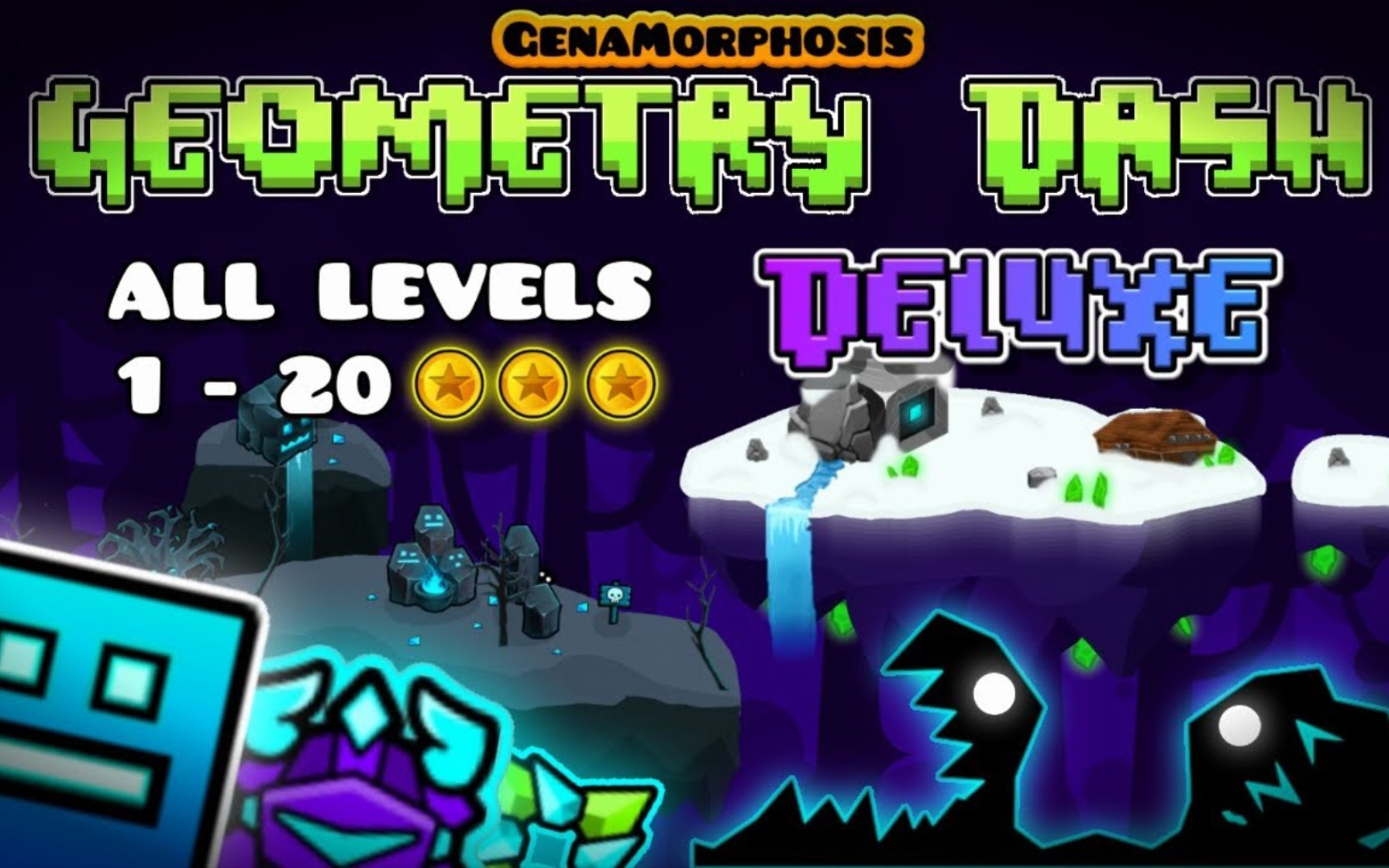 [图]【转载】GEOMETRY DASH DELUXE FULL GAME [DOWNLOAD] [ALL LEVELS］