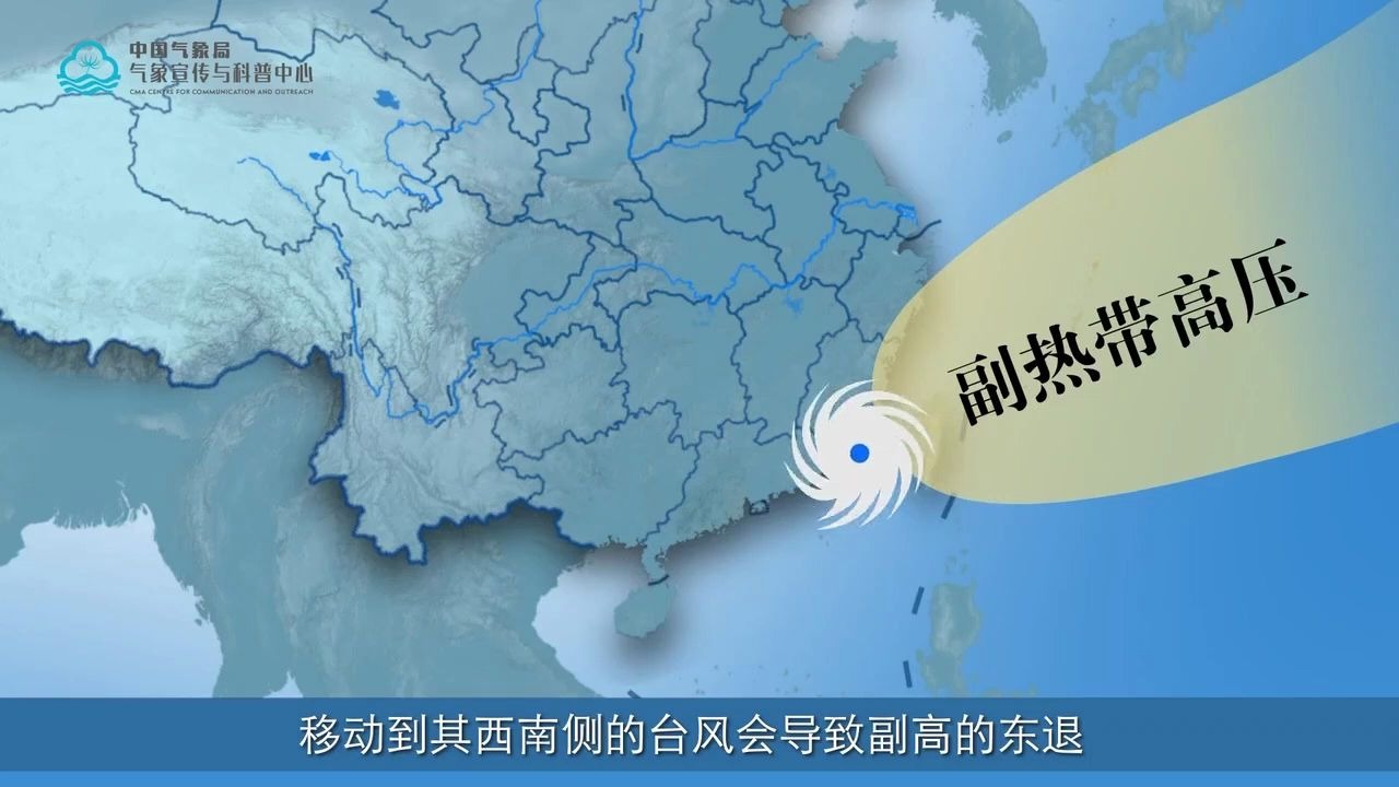 [图]【纬博地理】副高与台风移动路径